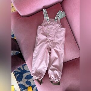 Fairchild NWT kids rain bibs Overalls 1/2y
